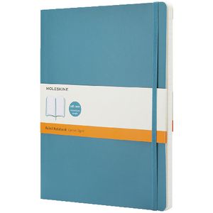 Moleskine Classic Soft Cover Notebook Large Underwater Blue