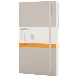 Moleskine Classic Soft Cover Notebook Large Khaki