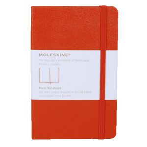 Moleskine Classic Hard Cover Plain Pocket Notebook Red