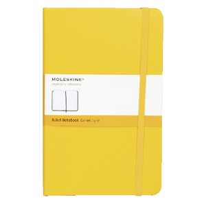 Moleskine Classic Hard Cover Ruled Large Notebook Yellow