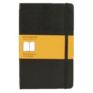 Moleskine Classic Hard Cover Ruled Large Notebook Black