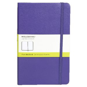 Moleskine Classic Hard Cover Plain Large Notebook Violet