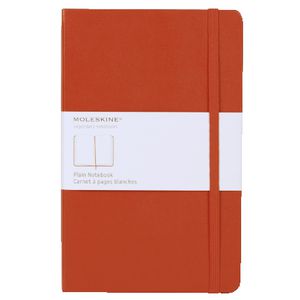 Moleskine Classic Hard Cover Plain Large Notebook Red