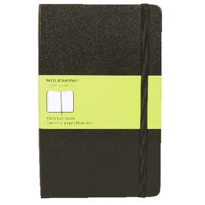 Moleskine Classic Hard Cover Plain Large Notebook Black