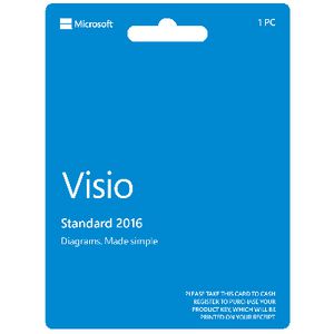 Microsoft Office Visio Standard 2016 Card