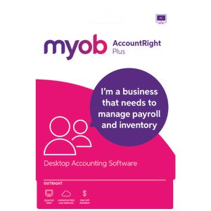 MYOB AccountRight Plus 1 PC Card