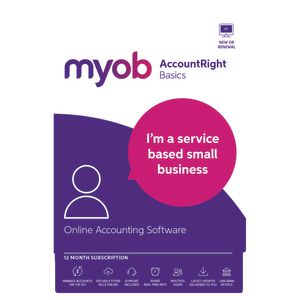 MYOB AccountRight Basic 1 PC 12 Months Download