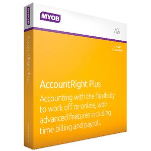 MYOB AccountRight Plus 1 PC 12 Months Box