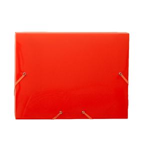 Document Box A4 PP Elastic Closure Orange