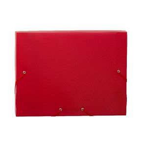 Document Box A4 PP Elastic Closure Red
