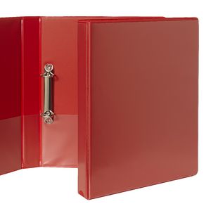 J.Burrows Insert Binder A4 2 D-Ring 25mm Red