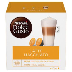Nescafe Dolce Gusto Latte Macchiato Coffee Capsules 16 Pack