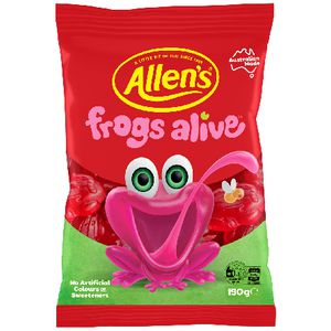 Allen's Lollies Frogs Alive 190g