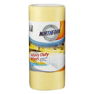 Northfork Antibacterial Cloths Yellow 90 Roll