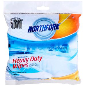Northfork Antibacterial Cloths Blue 10 Pack
