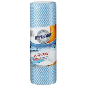 Northfork Antibacterial Cloths Blue 50 Roll