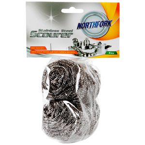 Northfork Stainless Steel Scourer 4 Pack