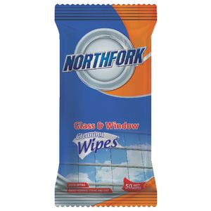 Northfork Glass and Window Wipes 50 Pack