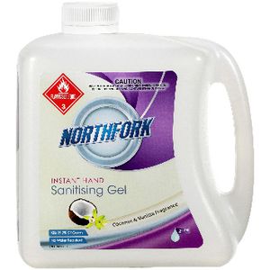 Northfork Hand Sanitiser Gel Coconut and Vanilla 2L