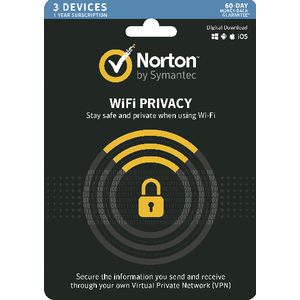 Norton WiFi Privacy 3 Devices 12 Months Card