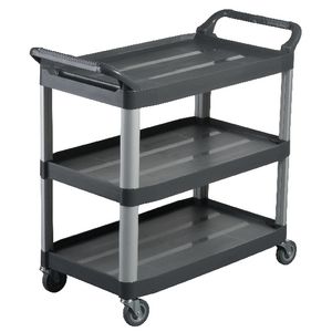 Oates Utility Cart 3 Tier Charcoal