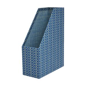 Orla Kiely Magazine File Stem Blue