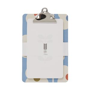 Orla Kiely Notepad Clipboard Stem Blue