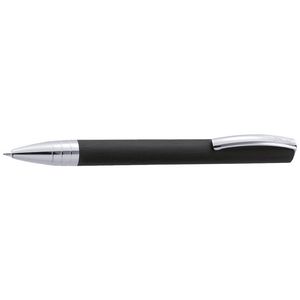 Online Vision Brushed Aluminium Ballpoint Pen Black