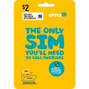 Optus $2 Voice International Triple SIM Starter Kit