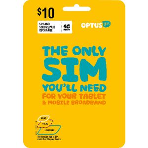 Optus $10 Mobile Broadband Triple SIM Starter Kit