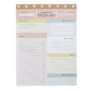 B5 To Do List 52 Sheets Natural