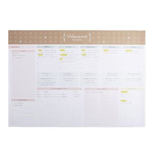 A3 Homework Planner 40 Sheets Natural
