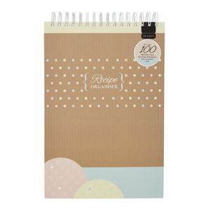 Stand Up Recipe Organiser A4 with Subject Dividers 100 Sleeve