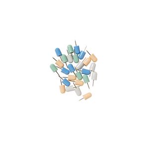 Otto Bullet Shape Push Pins 60 Pack