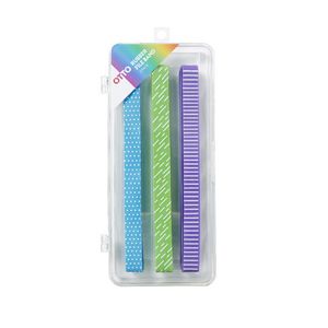 Otto Rubber File Band Bright Colours 3 Pack