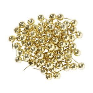 Otto Round Push Pins Gold 80 Pack