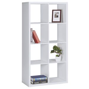 Horsens 8 Cube Bookshelf White