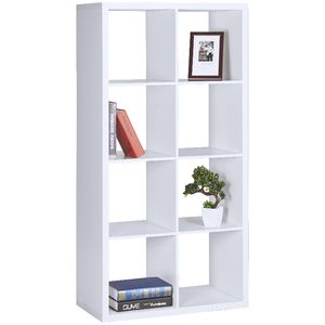 Horsens 8 Cube Bookshelf White