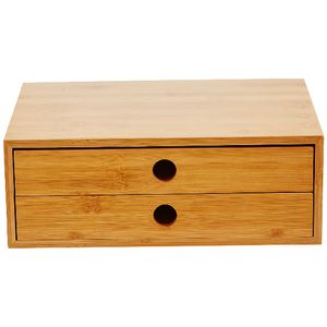 Otto Landscape 2 Drawer Cabinet Bamboo