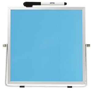 Otto Double Sided Desktop Whiteboard Blue