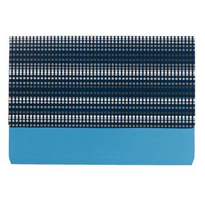 Otto A4 Manila Document Wallet Navy Spots