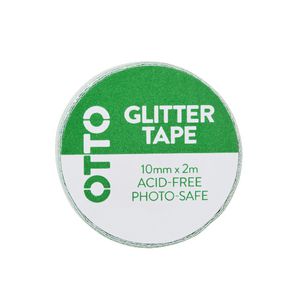 Otto Glitter Tape 10mm x 2m Green