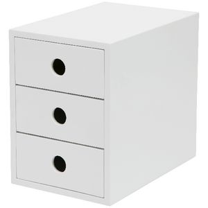 Otto 3 Drawer Cabinet White