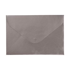 Otto A4 Metallic Document Wallet Grey