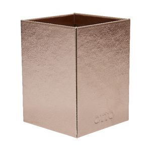 Otto Metallic Pen Cup Rose Gold