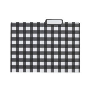 Otto Printed Manila Folder A4 Black Check