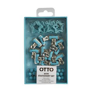 Otto Brights Mini Stationery Set Aqua