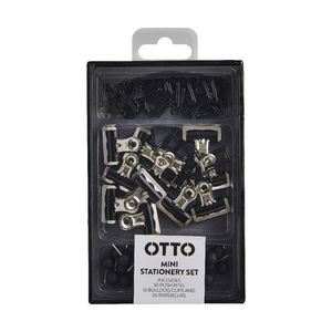 Otto Brights Mini Stationery Set Black