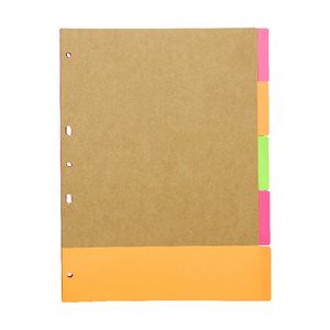 Otto Kraft Dividers 5 Tab Neon Assorted