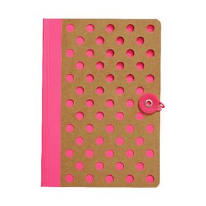 Otto A5 Kraft Notebook 192 Page Neon Pink